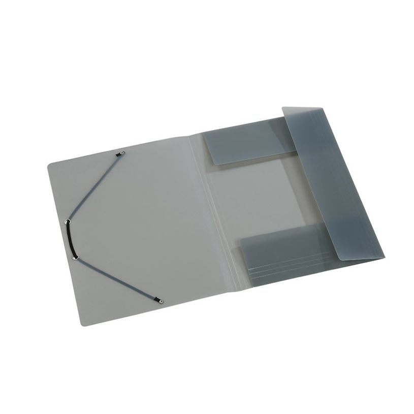 3135251133386-Viquel Propyglass - Chemise polypro à rabats - A4 - fumé-P_79435084_2-1