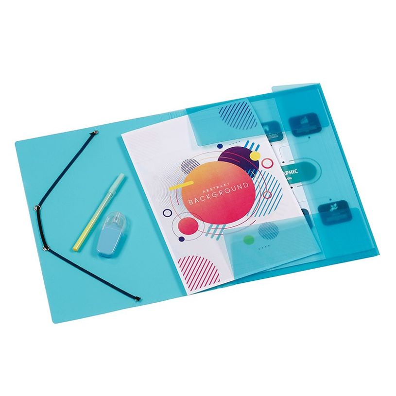 3135251133461-Viquel Propyglass - Chemise polypro à rabats - A4 - bleu-P_79435088_3-2