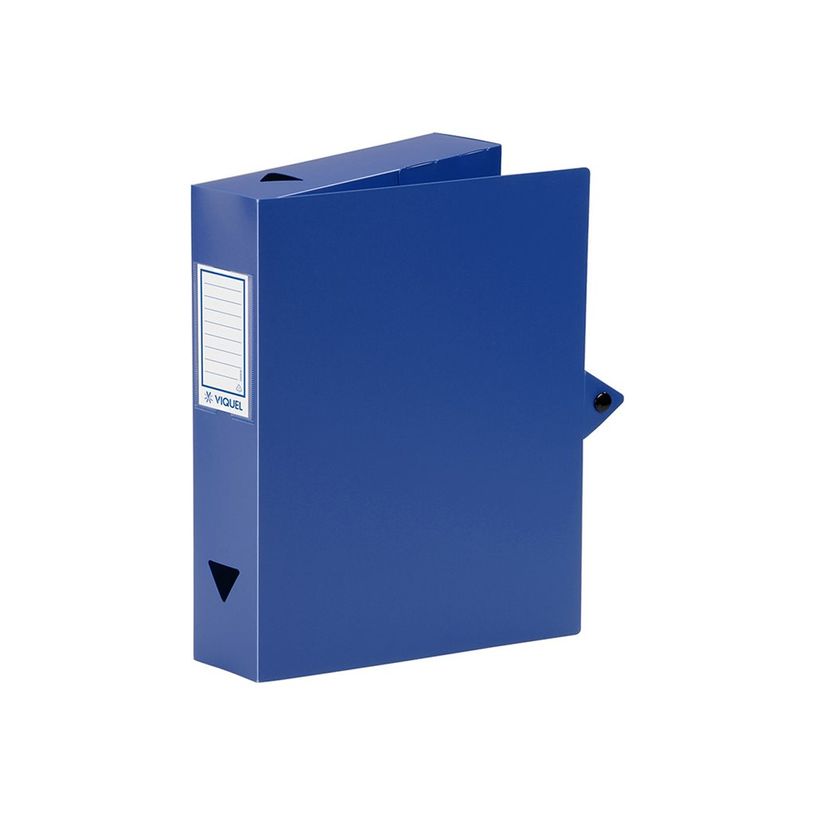 3135251142029-Viquel Essentiel - Boîte de classement - dos 60 mm - bleu marine-P_79435099_1-0