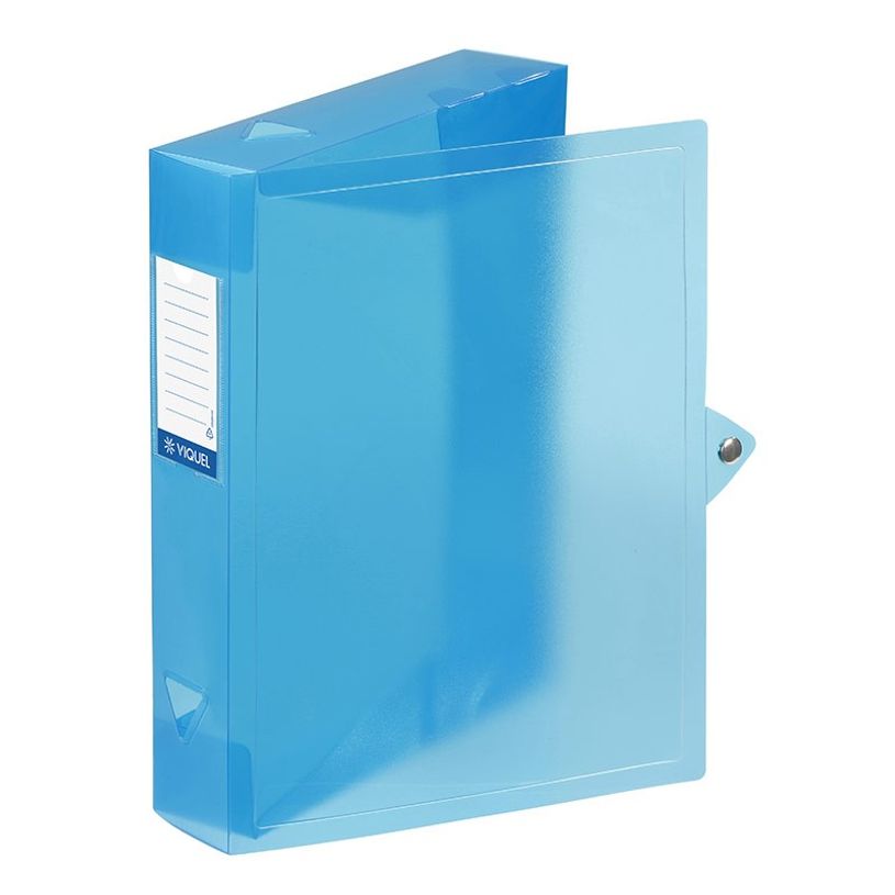 3135251142463-Viquel Propyglass - Boîte de classement plastique - dos 60 mm - bleu-P_79435108_1-0