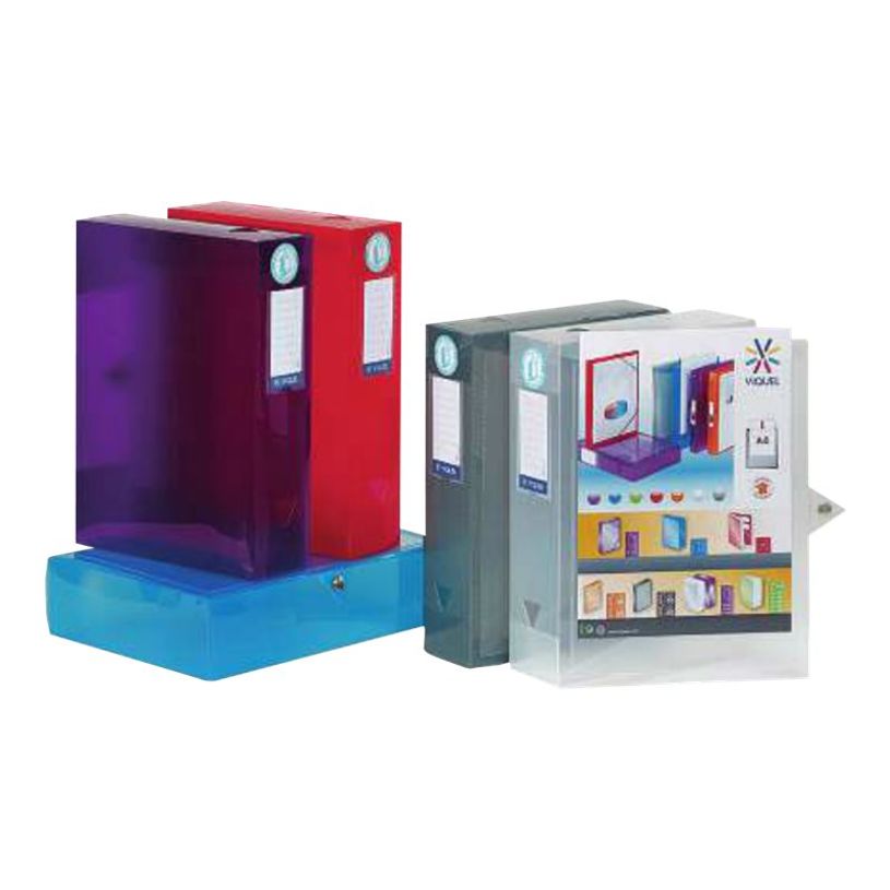 3135251430461-Viquel Propyglass - Boîte de classement personnalisable - dos 80 mm - bleu-P_79435145_1-0