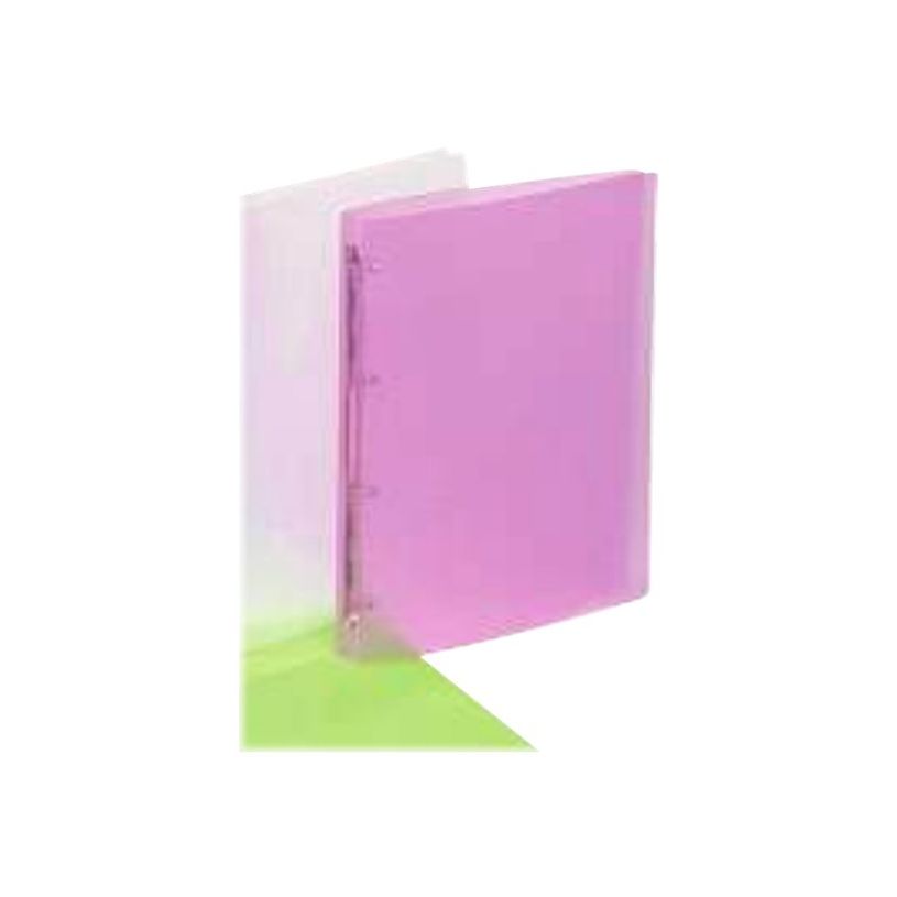 3135256092350-Viquel Propysoft - Classeur à anneaux - Dos 25 mm - A4 - mauve-P_79435168_1-0