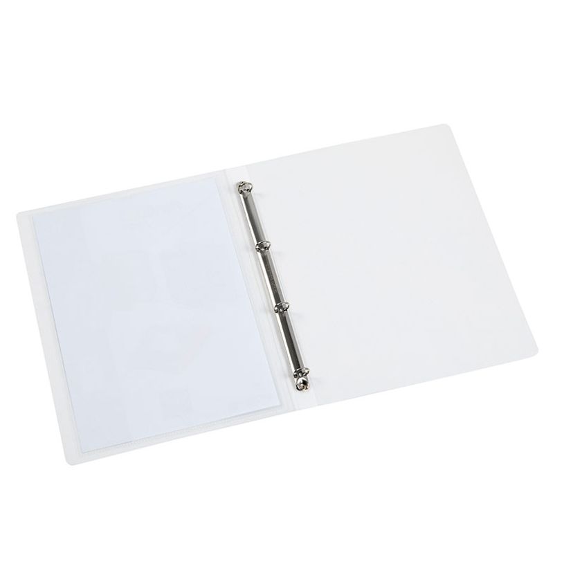 3135250956832-Viquel Propyglass - Classeur à anneaux personnalisable - Dos 25 mm - A4 - transparent--1