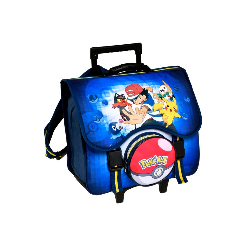 3281640453440-Pokemon Cartable à roulettes 41 cm bleu 1 compartiment Alpa -P_79435202_1-0