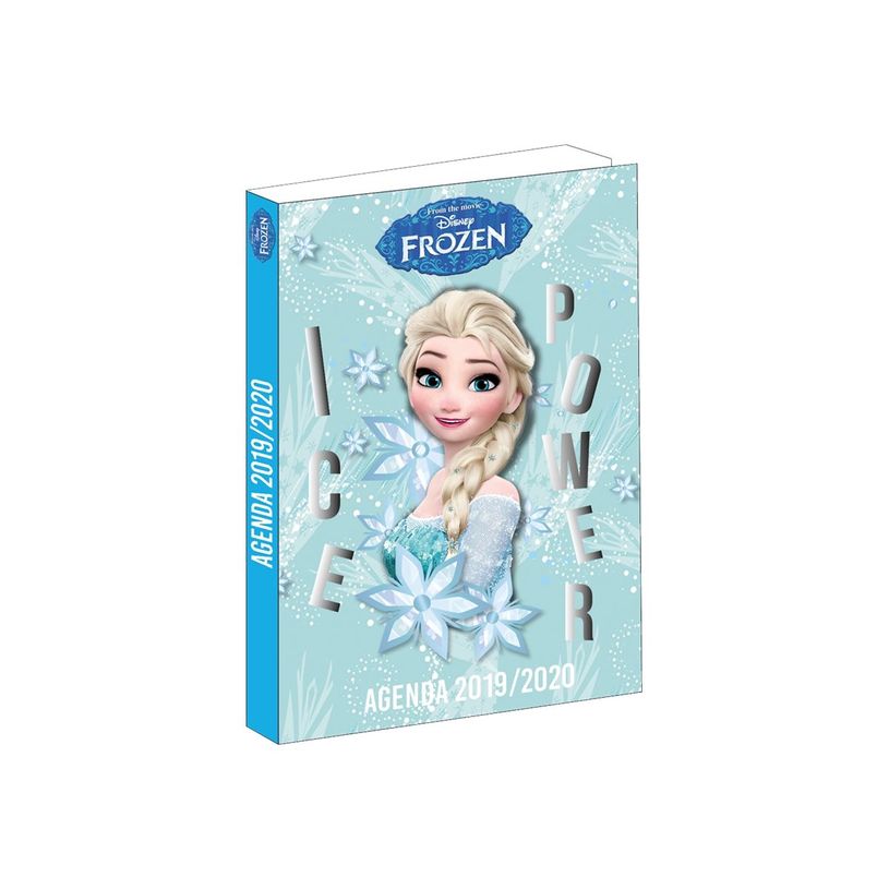 4891320428379-Reine Des Neiges Agenda Bleu 1 Jour par page 12X17cm Bagtrotter -P_79435300_1-0