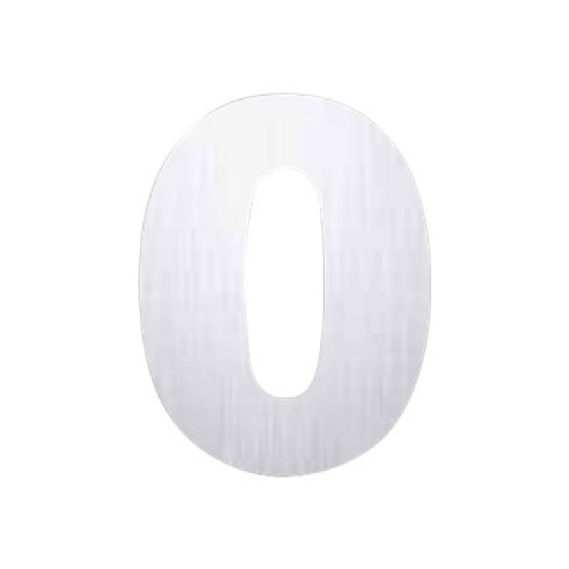 8711234001702-Pickup Alu Brosse - Étiquette autocollante 145 mm - Chiffre 0-P_79435335_1-0