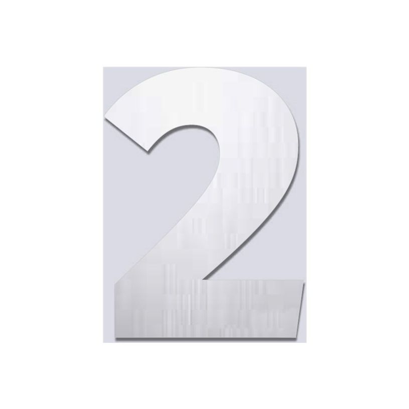 8711234001726-Pickup Alu Brosse - Étiquette autocollante 145 mm - Chiffre 2-P_79435337_1-0