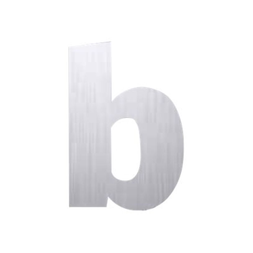 8711234001818-Pickup Alu Brosse - Étiquette autocollante 145 mm - Lettre B-P_79435346_1-0