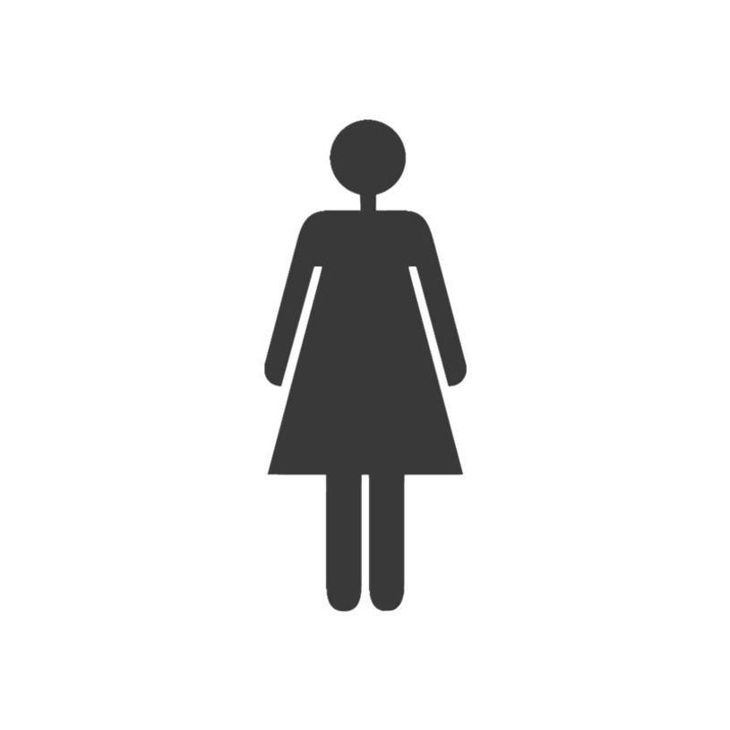 8711234004970-Pickup - Plaque de porte 3D Pro - Dames - gris-P_79435382_2-0