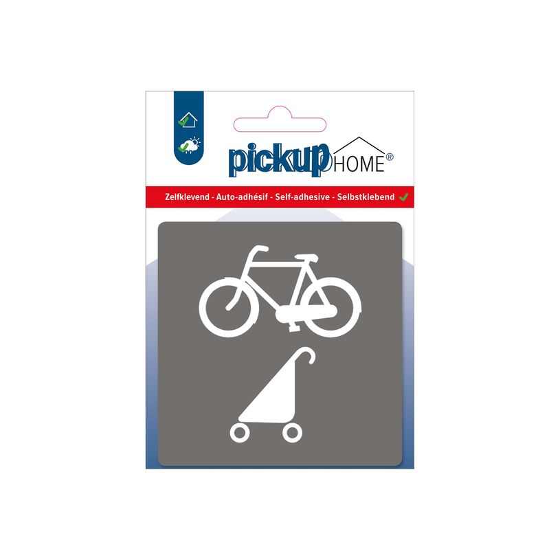 8711234005472-Pickup Home 3D - Plaque Acrylique Local vélos et poussettes - 9 x 9 cm - gris-P_79435421_1-0