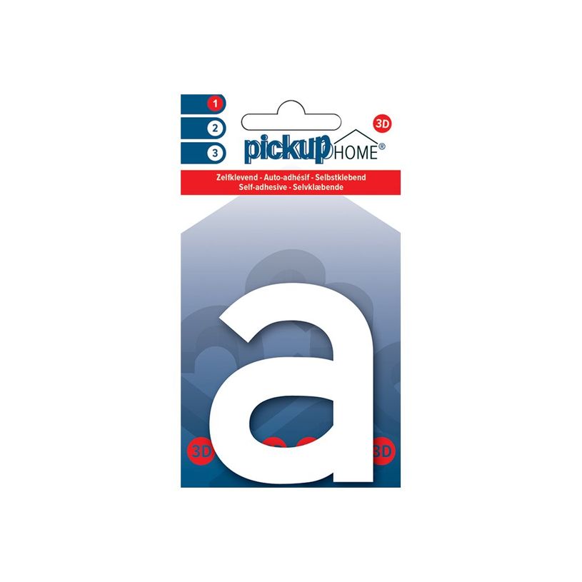 8711234017772-Pickup Home 3D Rio - Étiquette autocollante 100 mm - Lettre A -  blanc-P_79435435_1-0