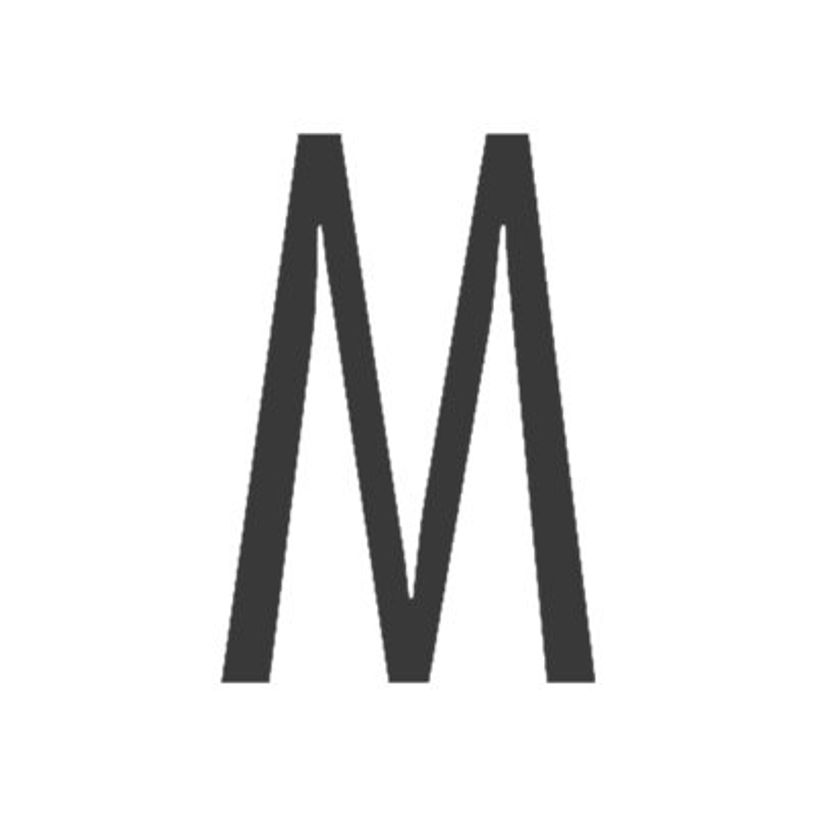 8711234018380-Pickup Home 3D Stockholm - Étiquette autocollante 90 mm - Lettre M - gris-P_79435460_1-0