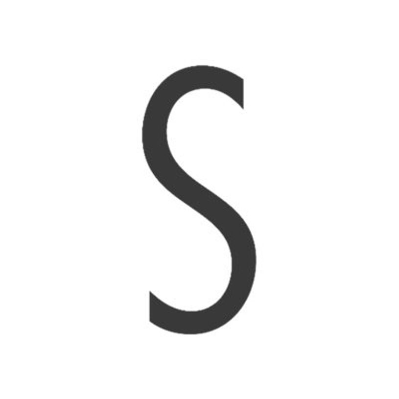 8711234018441-Pickup Home 3D Stockholm - Étiquette autocollante 90 mm - Lettre S - gris-P_79435466_1-0