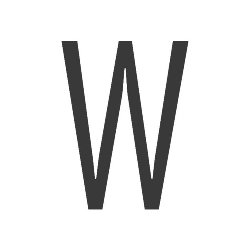 8711234018489-Pickup Home 3D Stockholm - Étiquette autocollante 90 mm - Lettre W - gris-P_79435470_1-0