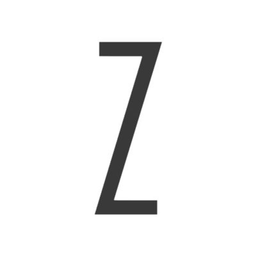 8711234018519-Pickup Home 3D Stockholm - Étiquette autocollante 90 mm - Lettre Z - gris-P_79435473_1-0