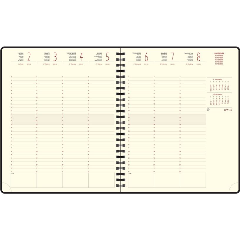3660942060509-Agenda Iderama septembre à décembre - 1 semaine sur 2 pages - 18,5 x 22,5 cm - disponible dans diff-P_79435533_7-5