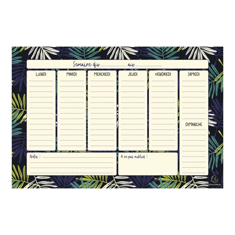 3660942060578-Hebdo Planner Color Design - 26,5 x 18 cm - différents modèles disponibles - Exacompta-P_79435534_11-10