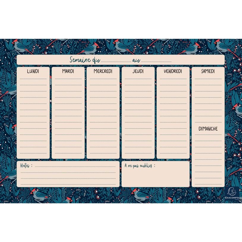 3660942060578-Hebdo Planner Color Design - 26,5 x 18 cm - différents modèles disponibles - Exacompta-P_79435534_3-2