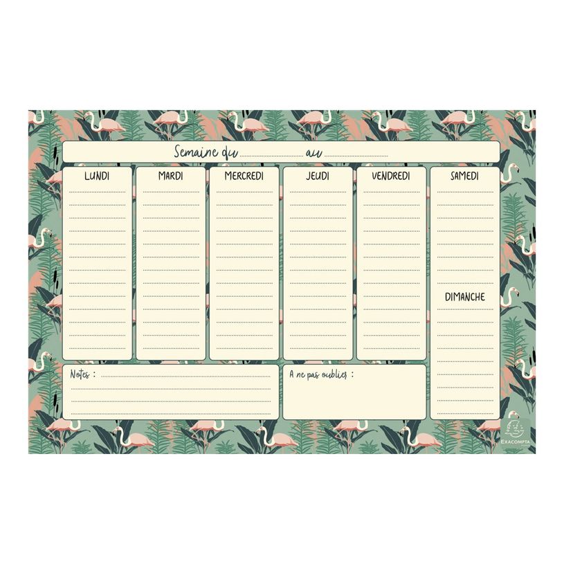3660942060578-Hebdo Planner Color Design - 26,5 x 18 cm - différents modèles disponibles - Exacompta-P_79435534_8-6
