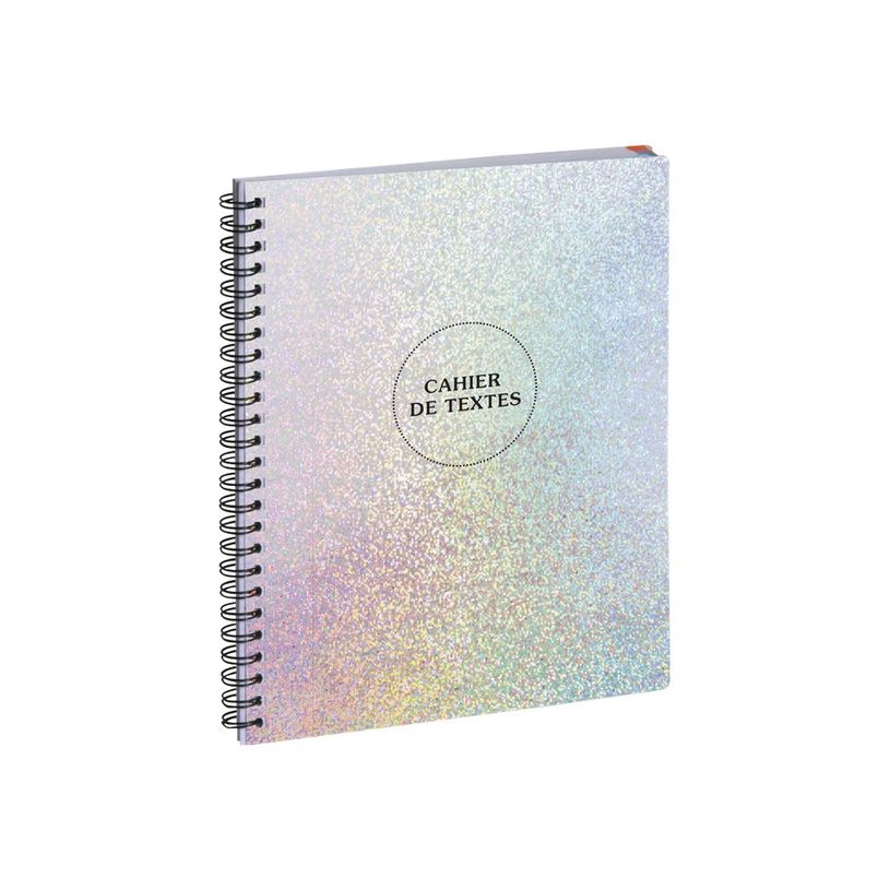 3660942064125-Cahier de textes à spirale Holographik - 17 x 22 cm - diamant - Exacompta-P_79435542_3-4