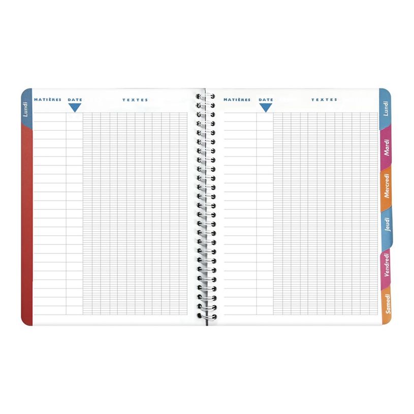 3660942064125-Cahier de textes à spirale Holographik - 17 x 22 cm - diamant - Exacompta-P_79435542_4-2