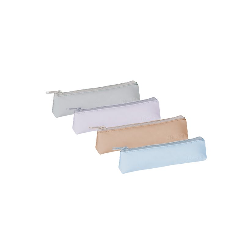 3045050393860-Fourre-tout petit plat l'etudiant cuir pastel assorti- Hamelin--5