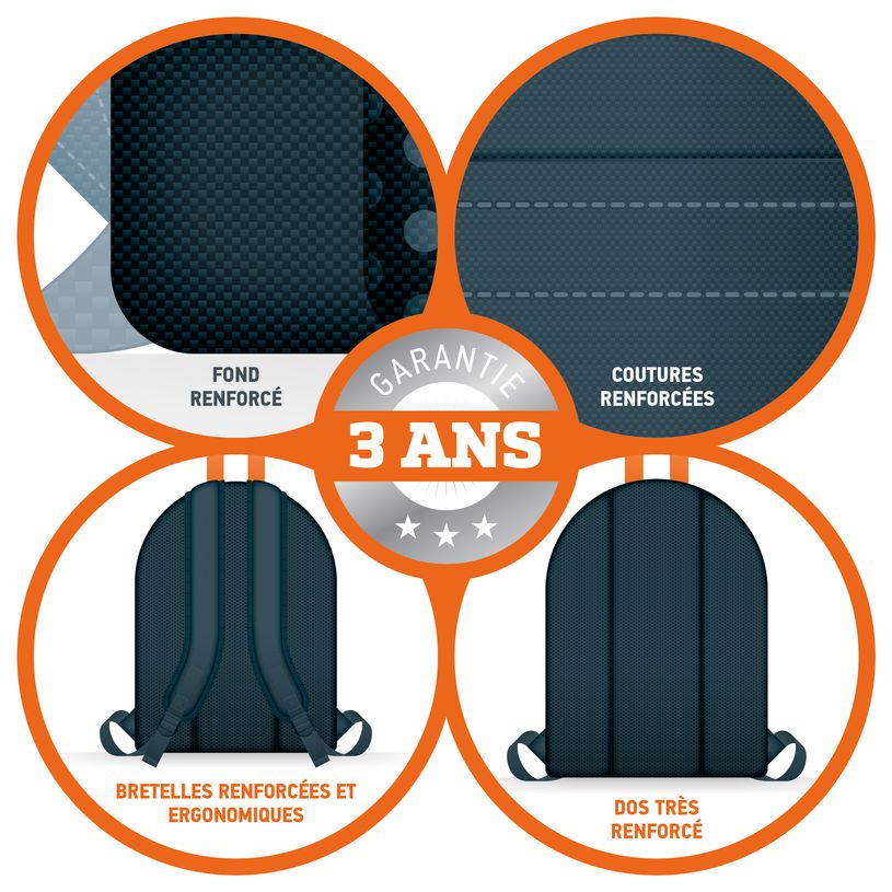3045050420337-Airness Devons - Sac à dos 1 compartiment - Hamelin-P_79435623_4-3
