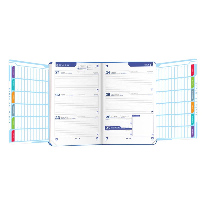 3147280045103-Agenda Oxford Openflex  - 1 semaine sur 2 pages - 12 x 18 cm - différentes couleurs dispon-P_79435632_7-3