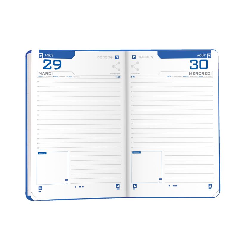 3147280057953-Agenda Oxford Openflex  - 1 jour par page - 12 x 18 cm - différentes couleurs disponibles -P_79435633_6-5