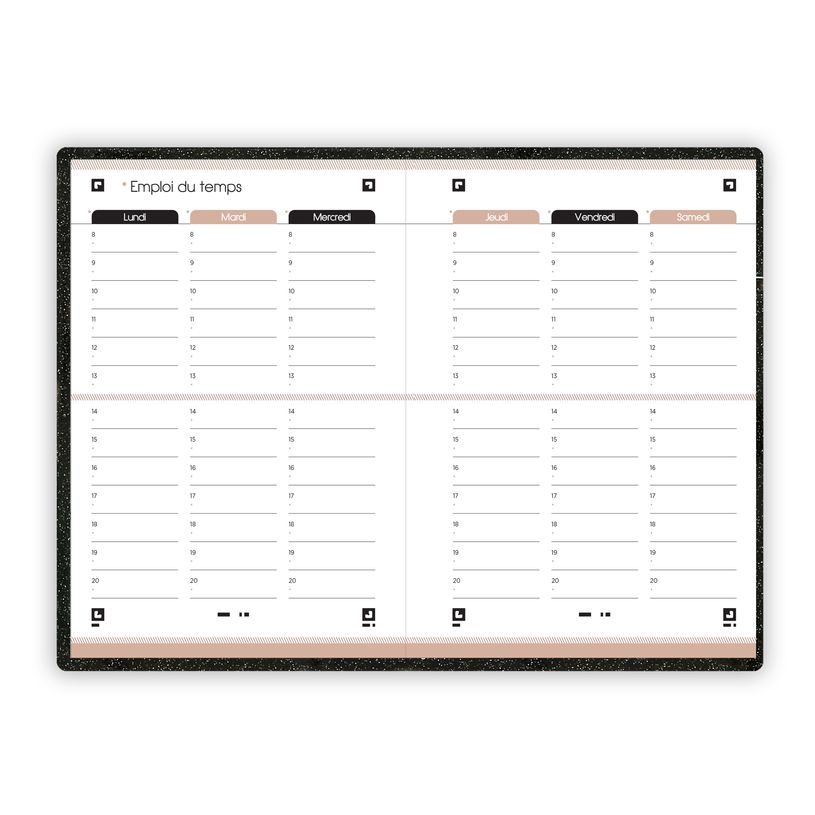 3147280072451-Agenda Oxford Blooming - 1 Jour par page - 12 x 18 cm - différents modèles disponibles --P_79435635_10-2