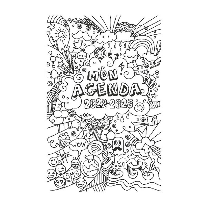 3147280073458-Agenda à spirale Lecas Polypro personnalisable - 1 jour par page - 12 x 18 cm-P_79435645_3-2