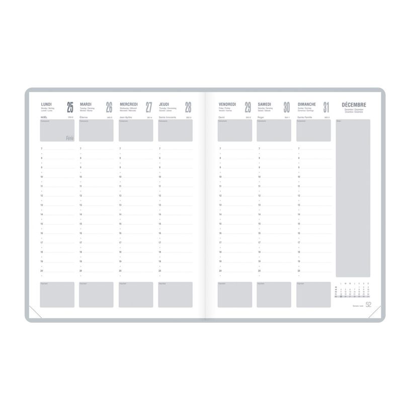 3147280102486-Agenda Lecas Classique Eco - 1 semaine sur 2 pages - 21 x 27 cm - noir-P_79435661_7-5
