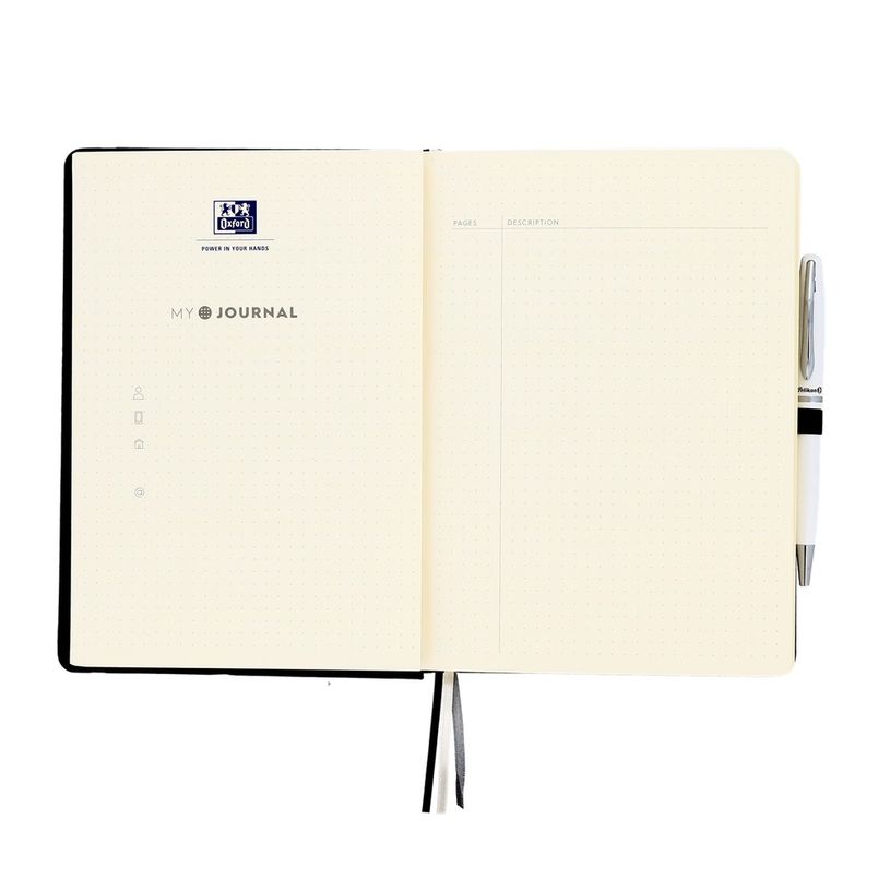 3147280107788-Agenda Oxford My Journal perpétuel - 2 jours par page - 15 x 21 cm - violet - Hamelin-P_79435664_7-2