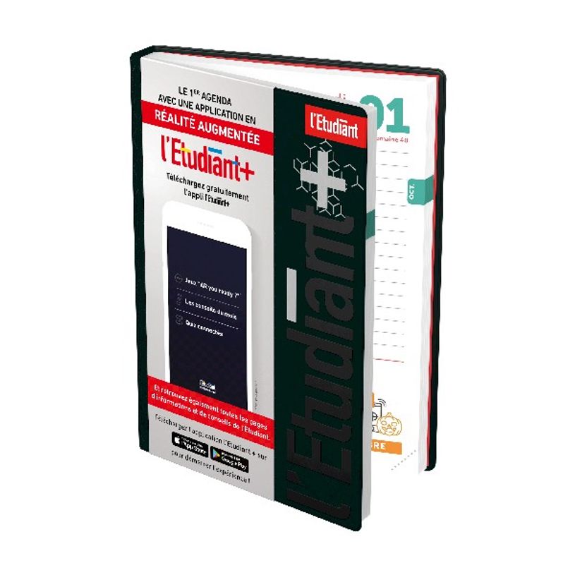 3147280125300-Agenda L'Étudiant Plus - 1 jour par page - 15 x 21 cm - différentes couleurs disponibles -P_79435666_6-5