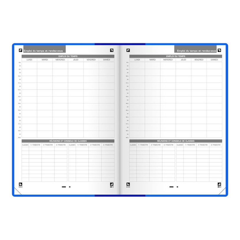 3147280129957-Agenda Oxford Teacher perpétuel - 21 x 29,7 cm - bleu - Hamelin-P_79435677_2-9