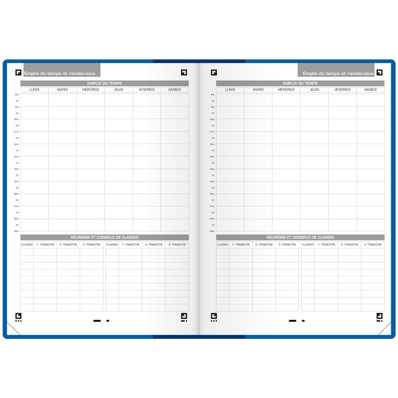 3147280129957-Agenda Oxford Teacher perpétuel - 21 x 29,7 cm - bleu - Hamelin-P_79435677_9-3