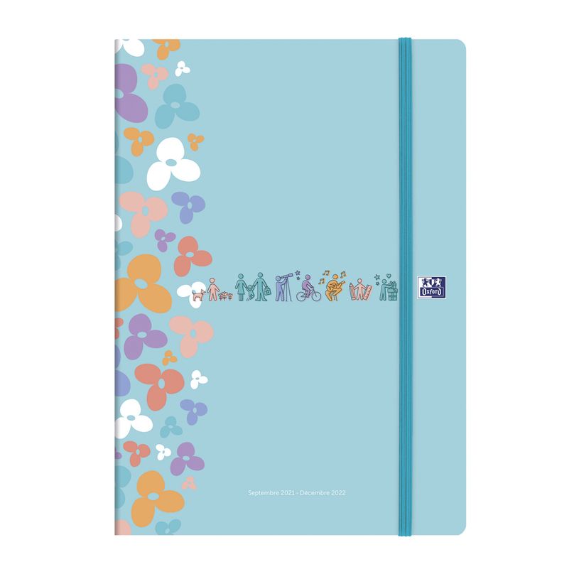 3147280129971-Agenda Oxford Family - 1 semaine sur 2 pages - 18 x 25 cm - turquoise - Hamelin-P_79435679_3-0