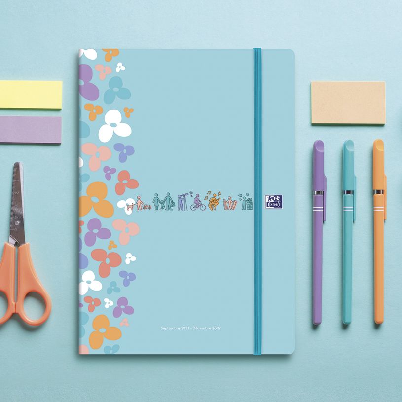 3147280129971-Agenda Oxford Family - 1 semaine sur 2 pages - 18 x 25 cm - turquoise - Hamelin-P_79435679_7-4