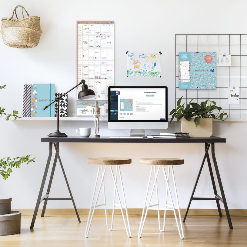 3147280129971-Agenda Oxford Family - 1 semaine sur 2 pages - 18 x 25 cm - turquoise - Hamelin-P_79435679_8-5