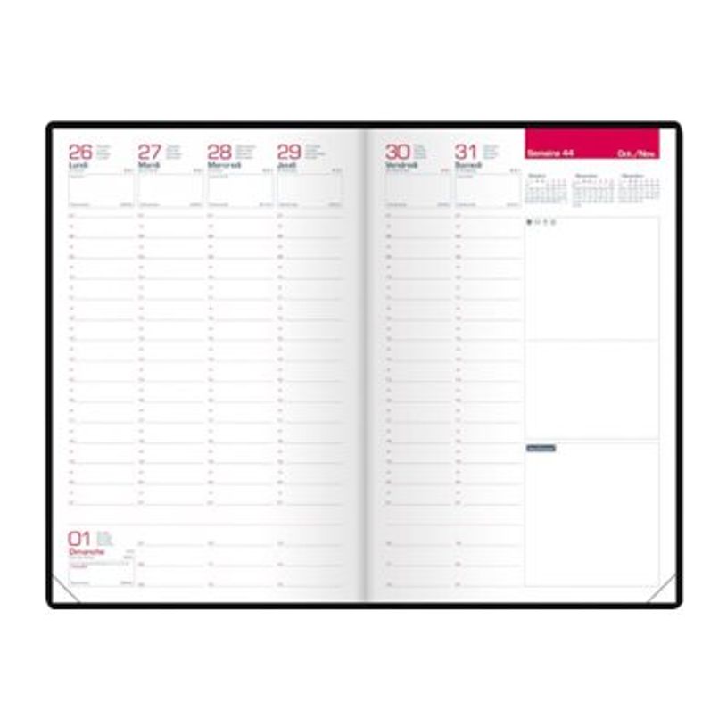 3147281933508-Agenda Oxford First - 1 semaine sur 2 pages - 16 x 24 cm - différentes couleurs disponible-P_79435684_1-9