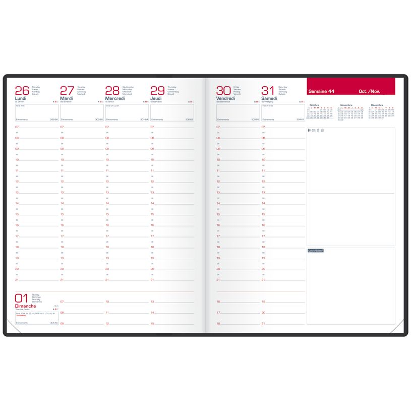 3147281933508-Agenda Oxford First - 1 semaine sur 2 pages - 16 x 24 cm - différentes couleurs disponible-P_79435684_6-4