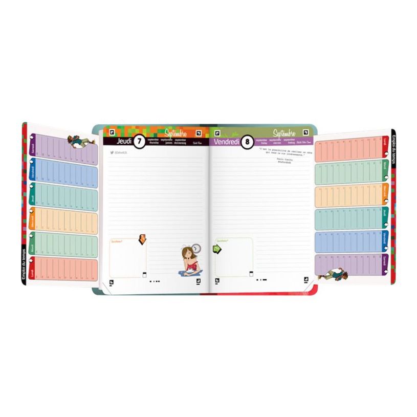 3147281946102-Agenda Oxford Funny Pets - 12x18cm - 6 décors - Hamelin-P_79435693_9-5