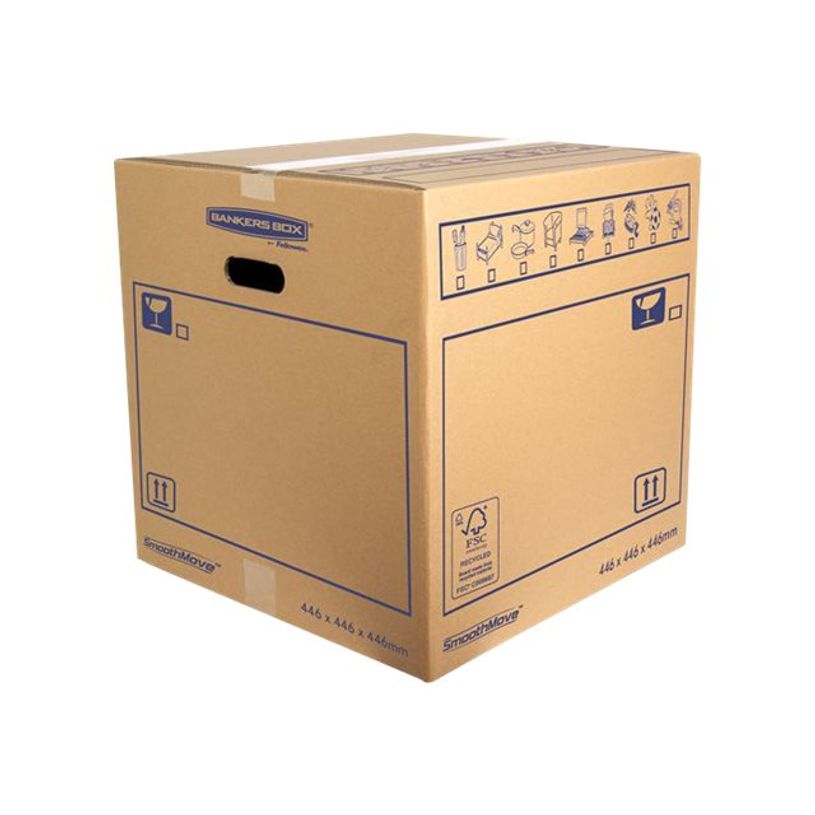 0400794357265-10 Cartons déménagement 88,5L - Bankers Box SmoothMove Fellowes-P_79435726_2-0