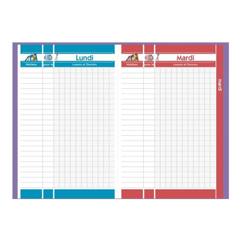 3371010424405-Cahier de textes Shaman - 15 x 21 cm - Quo Vadis-P_79435761_3-3