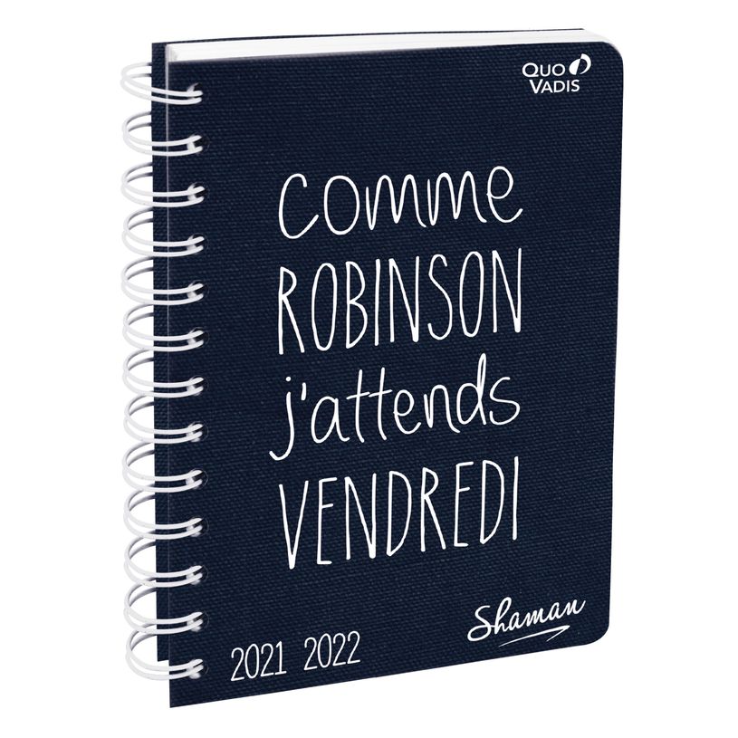 3371010428878-Agenda à spirale Shaman - 1 jour par page - 10 x 15 cm - différents modèles disponibles -P_79435773_3-1