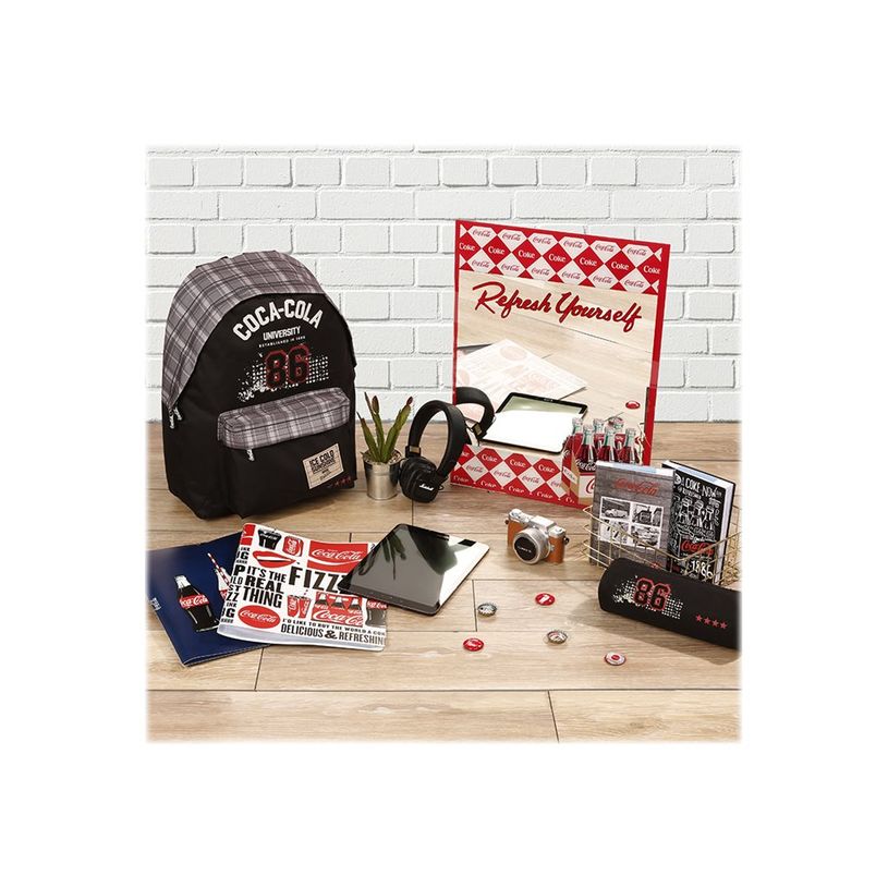 3135250978186-Agenda Coca Cola Vintage Gris 1 Jour par page 11,7X17,2cm Viquel -P_79435784_1-3