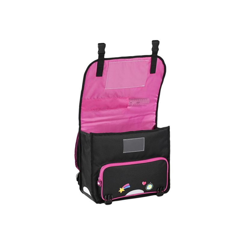 3135253287988-Powerpuff Girls Cartable 38 cm noir/jean 2 compartiments Viquel-P_79435793_3-2