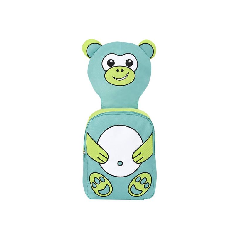 3135253688174-Sac à dos Capuche Doodoo Bag Singe turquoise 1 compartiment Viquel-P_79435796_1-0