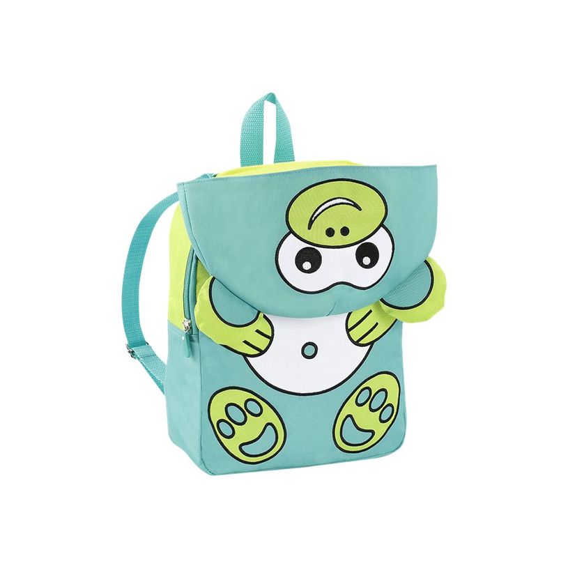 3135253688174-Sac à dos Capuche Doodoo Bag Singe turquoise 1 compartiment Viquel-P_79435796_2-1