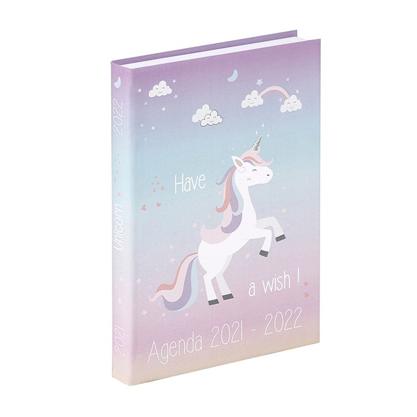 3135257148094-Agenda Licorne - 1 jour par page - 12 x 17 cm - 2 motifs disponibles - Viquel-P_79435814_2-1